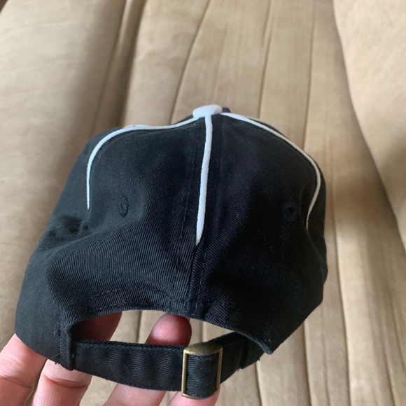 Punta Cana Black/White/Gold Hat - Picture 2 of 4